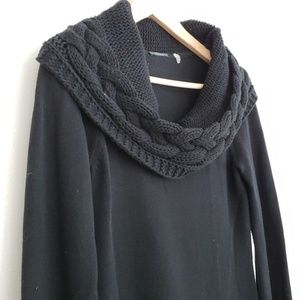 Tahari Cowl Neck Tunic Sweater